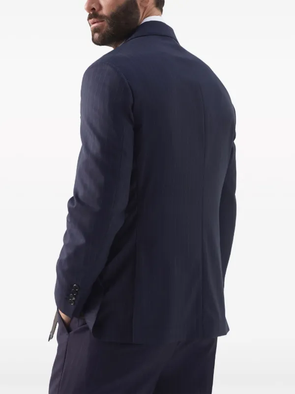 Brunello Cucinelli ピンストライプ バージンウール ジャケット