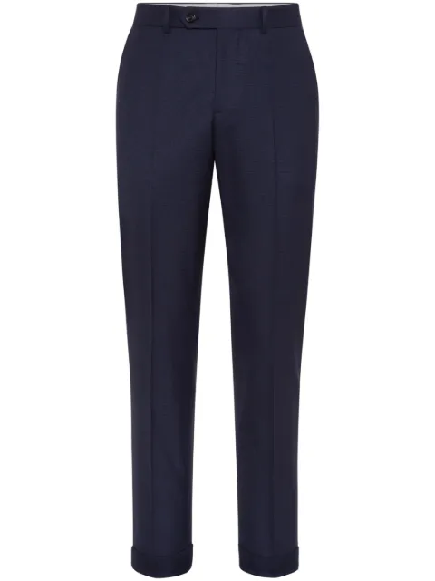 Brunello Cucinelli tapered-leg wool trousers
