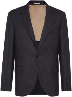 Brunello Cucinelli テーラードジャケット | ブラック | FARFETCH JP