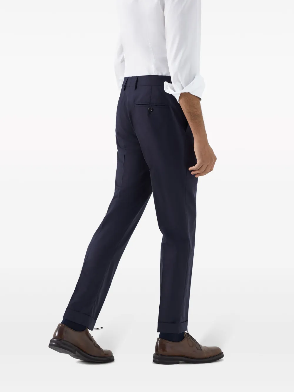 Brunello Cucinelli Pantalon Blauw