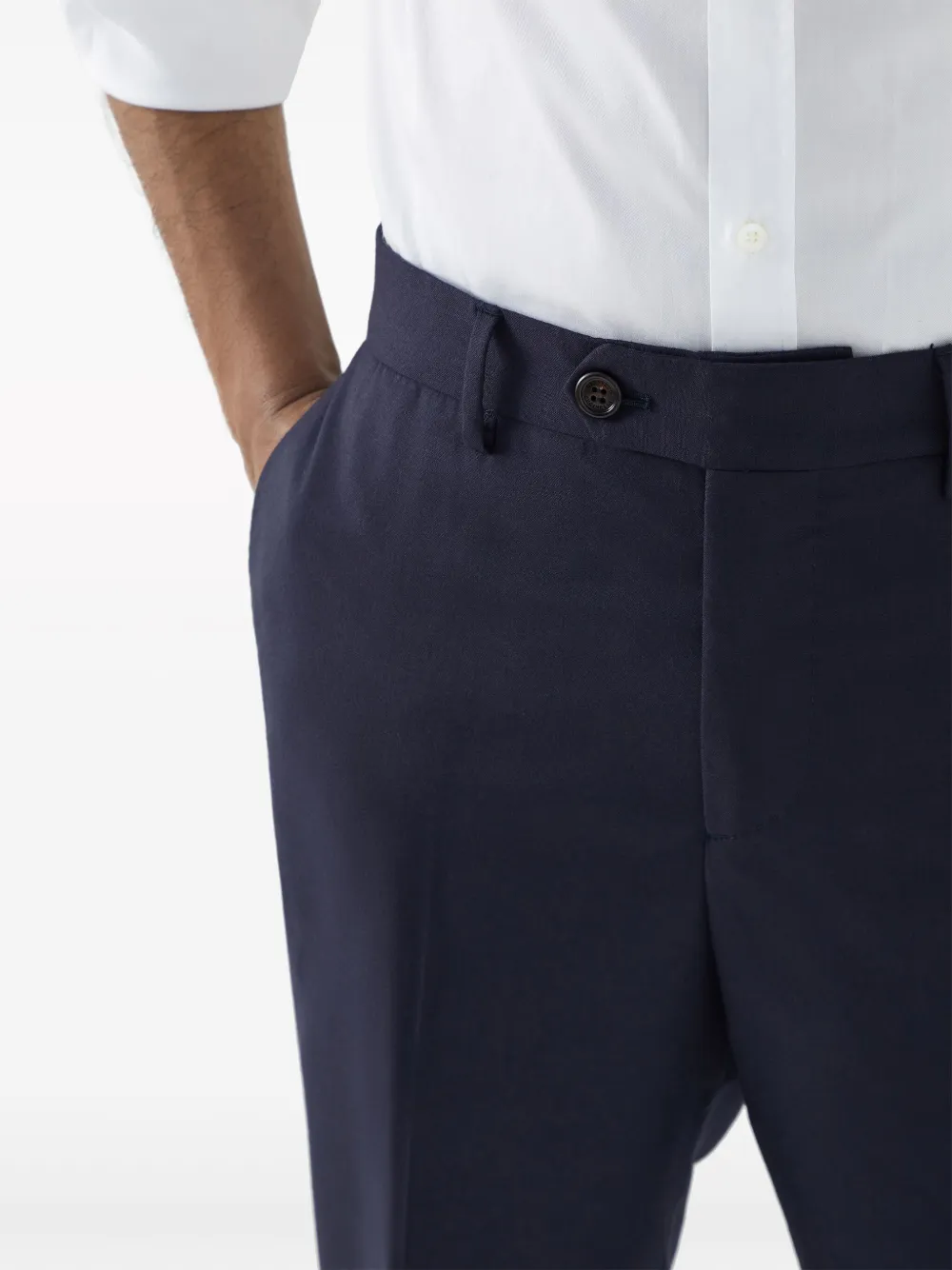 Brunello Cucinelli Pantalon Blauw