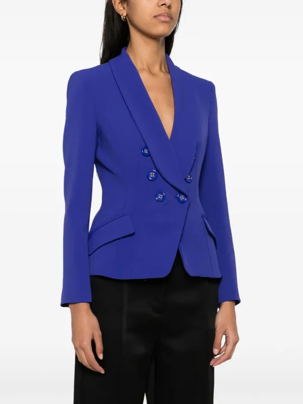 Elisabetta Franchi double breasted Blazer Farfetch