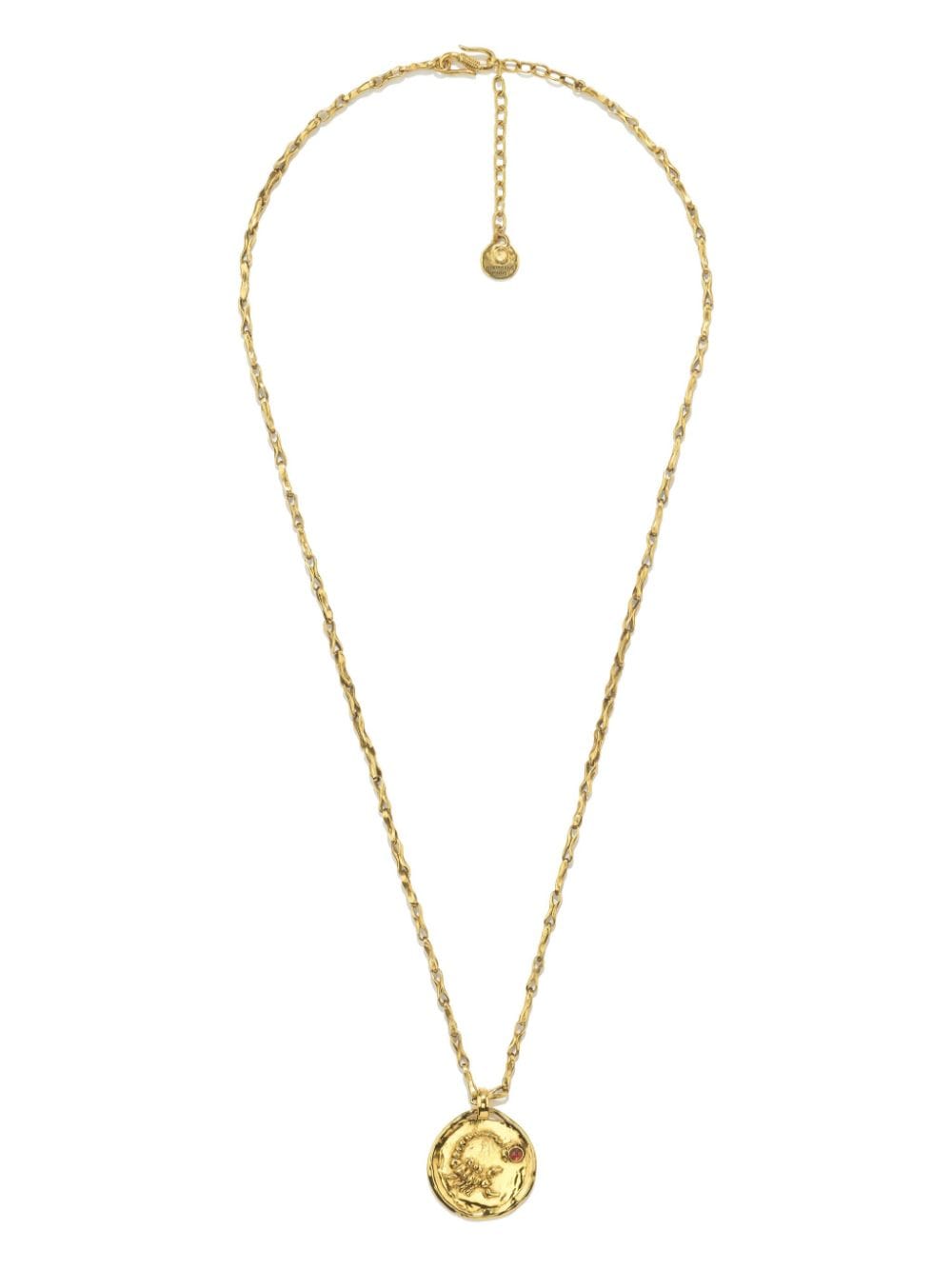 Goossens Talisman Astro Scorpio Necklace In Gold