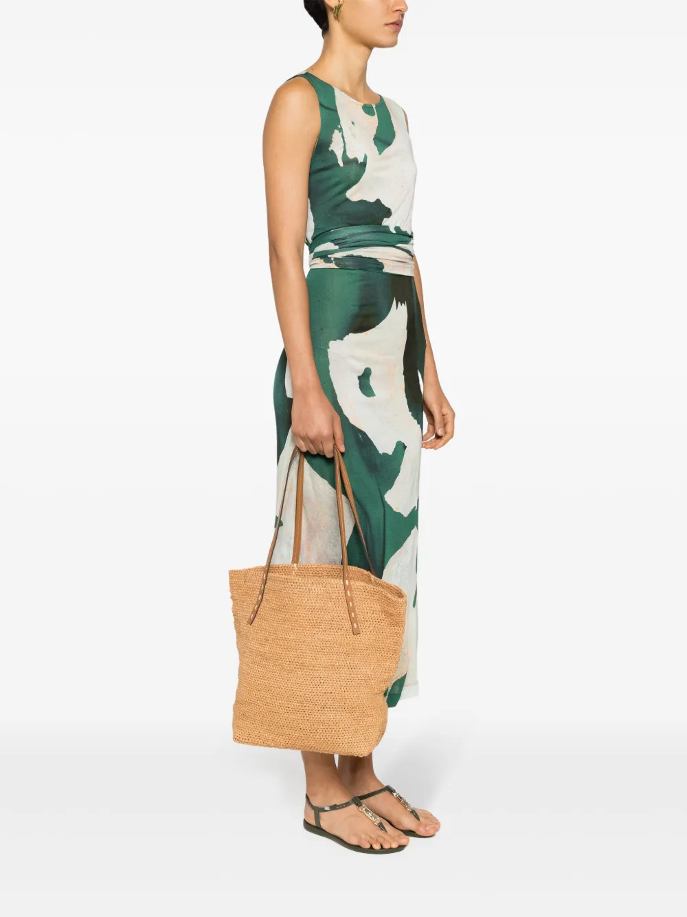 Lenny Niemeyer Raffia shopper - Bruin