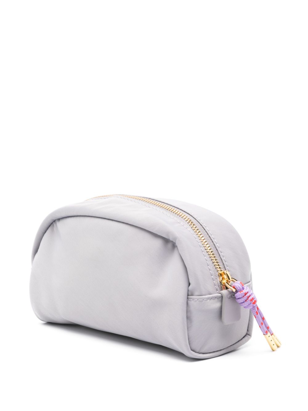 Shop Bimba Y Lola Logo-lettering Makeup Bag In Purple