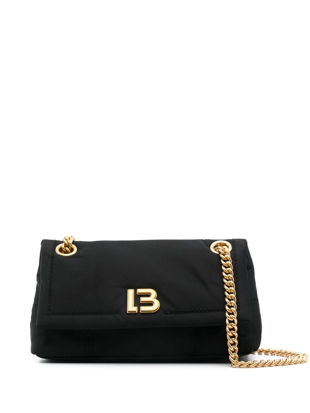 Bimba y Lola logo-lettering shoulder bag Zwart