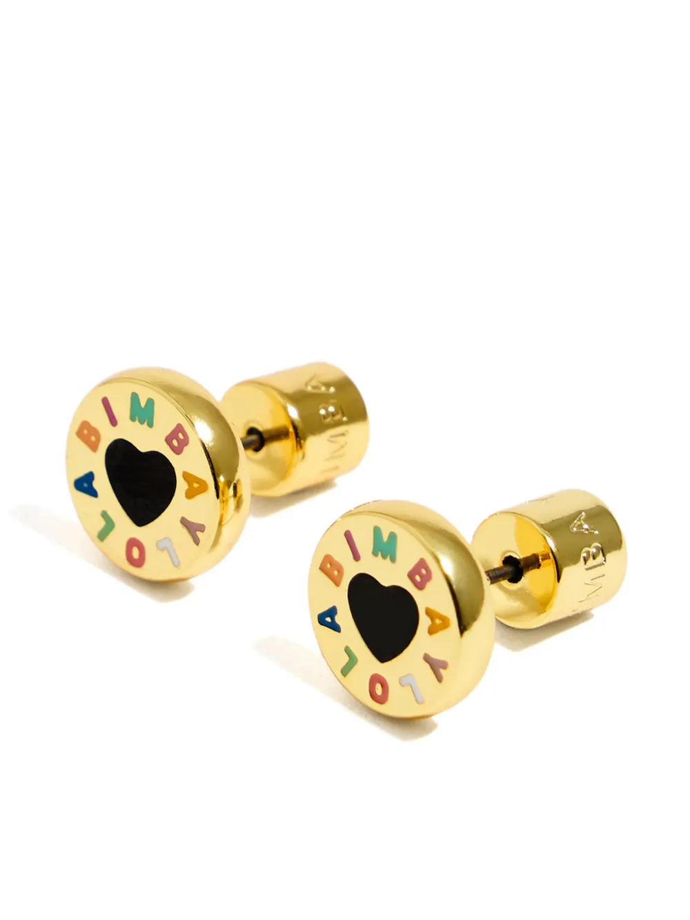 Bimba y Lola aretes con logo esmaltado | Image 2