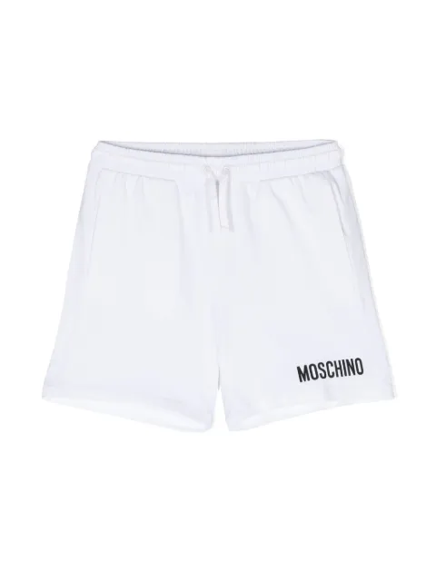 Moschino Kids short bicolore à lien de resserrage