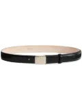 LEMAIRE sliding-buckle leather belt - Black