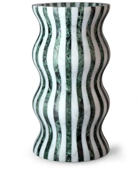 Editions Milano Versilia striped marble vase