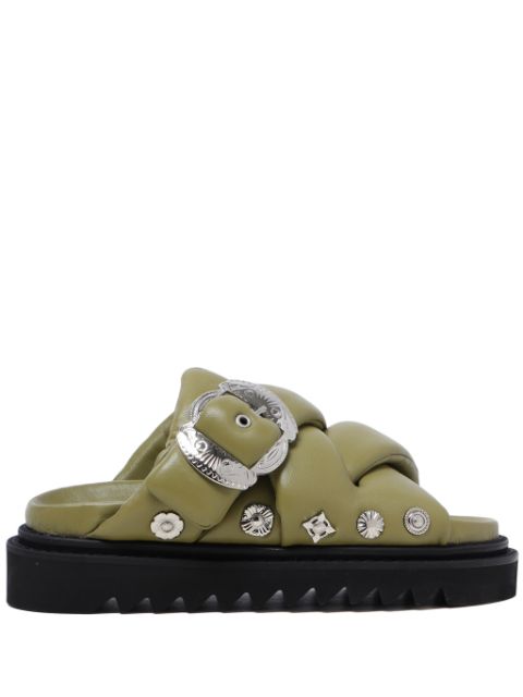 Toga Pulla stud-embellished padded sandals