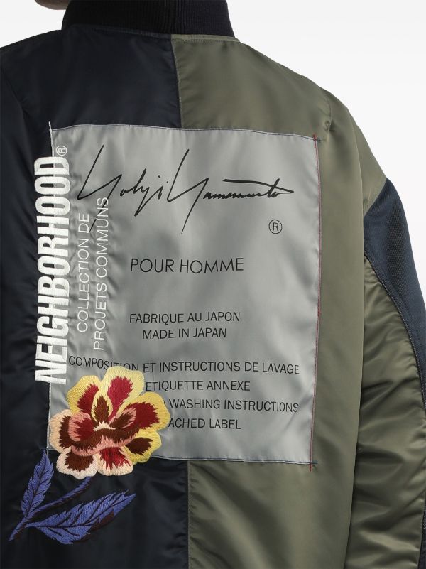 Yohji Yamamoto x NEIGHBOURHOOD Panelled Bomber Jacket - Farfetch