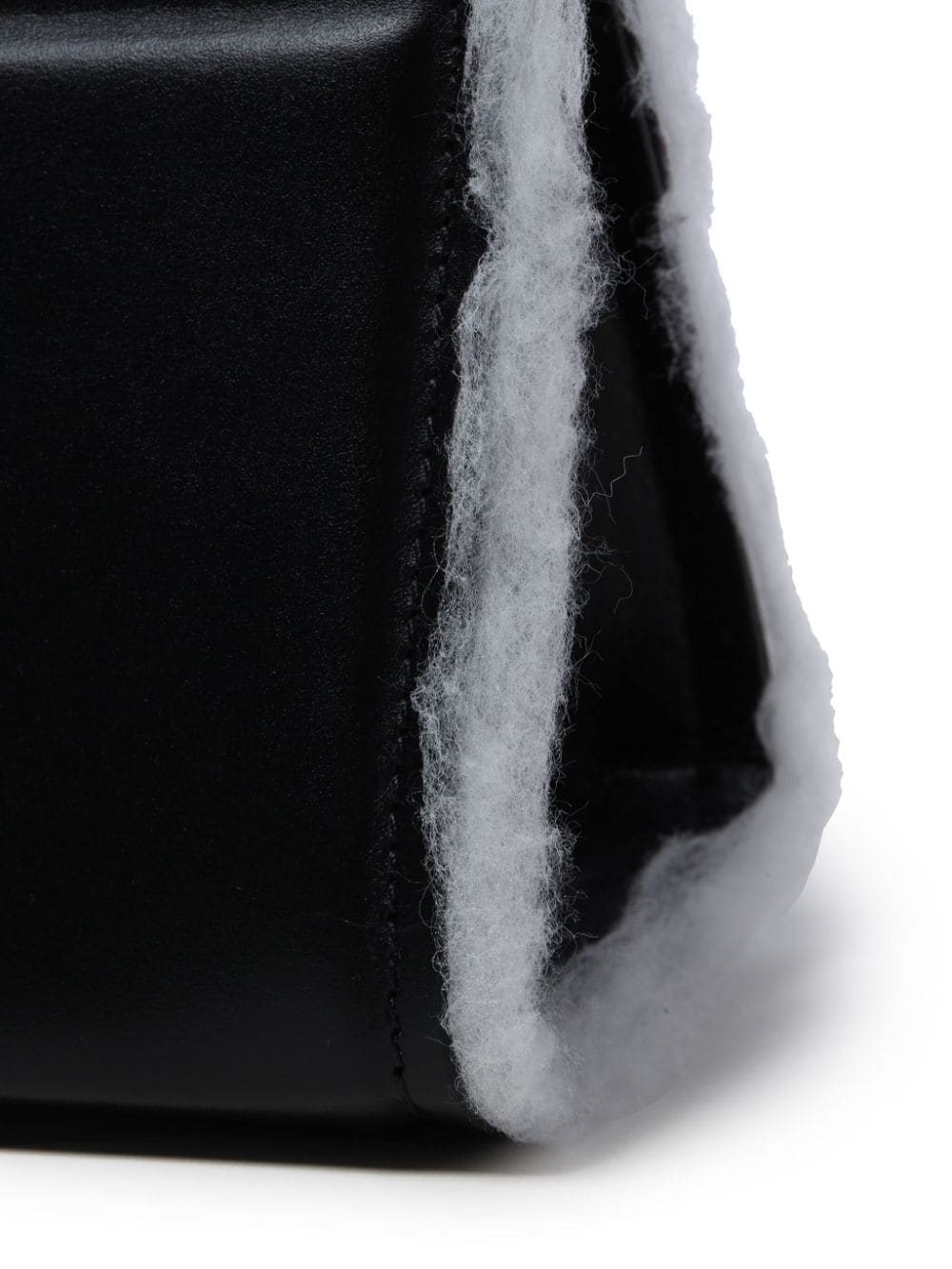 Shop Dentro Radar Leather Shoulder Bag In Black