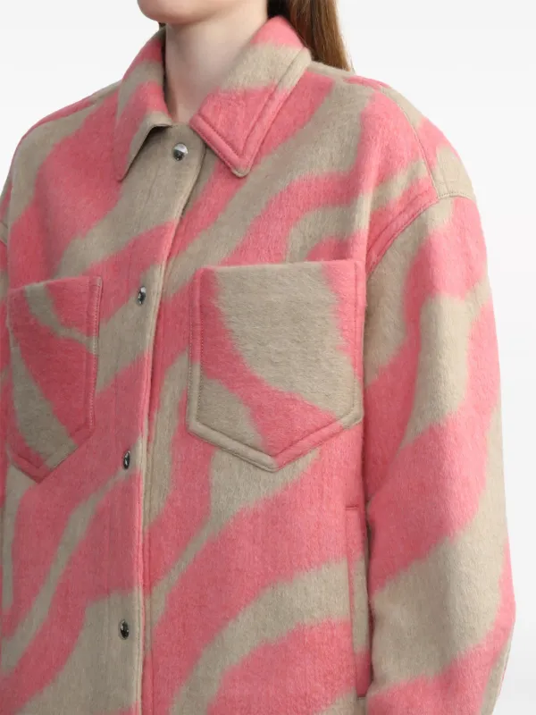 エリカ IRO ARCHIVES | ZEBRA PATTERNED CROPPED JACKET