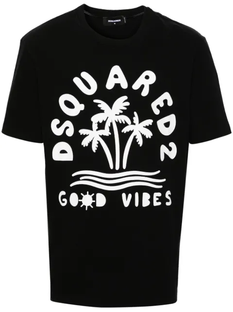 DSQUARED2 logo-print cotton T-shirt
