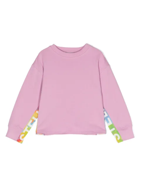 Stella McCartney Kids logo-print cotton sweatshirt