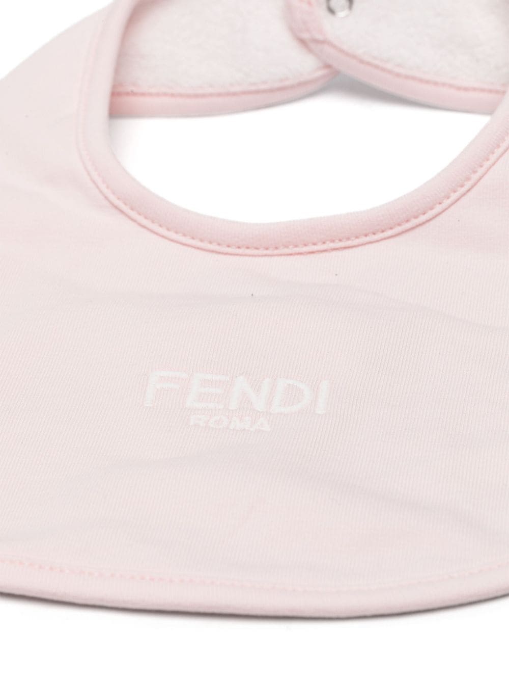 Shop Fendi Ff-print Babygrow Set (set Of Three) In Pink