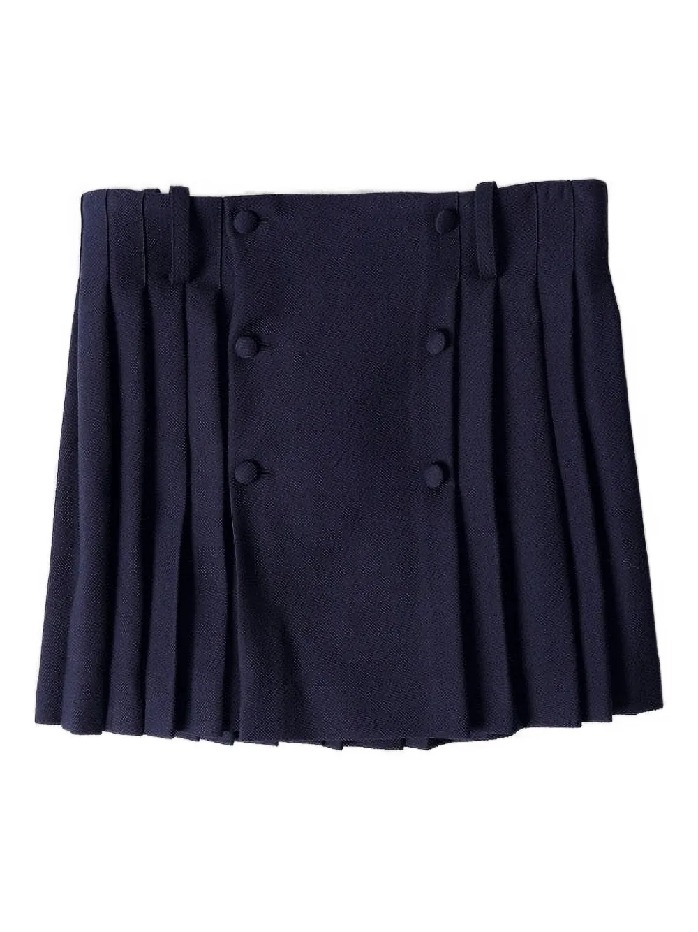 AMI Paris virgin wool pleated skirt | Blue | Image 1