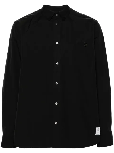 sacai Hemd aus Popeline mit Logo