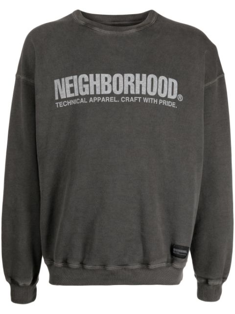 Neighborhood sudadera con logo estampado