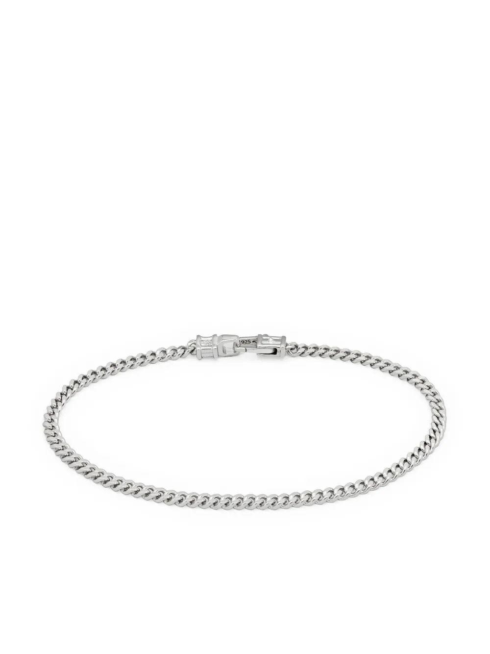 Tom Wood pulsera Curb | plateado | Image 1
