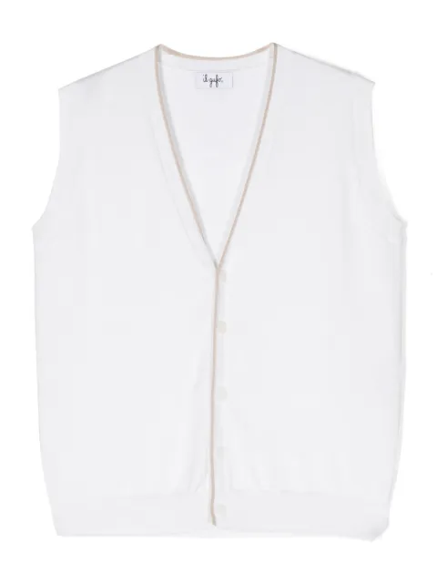 Il Gufo buttoned knitted vest