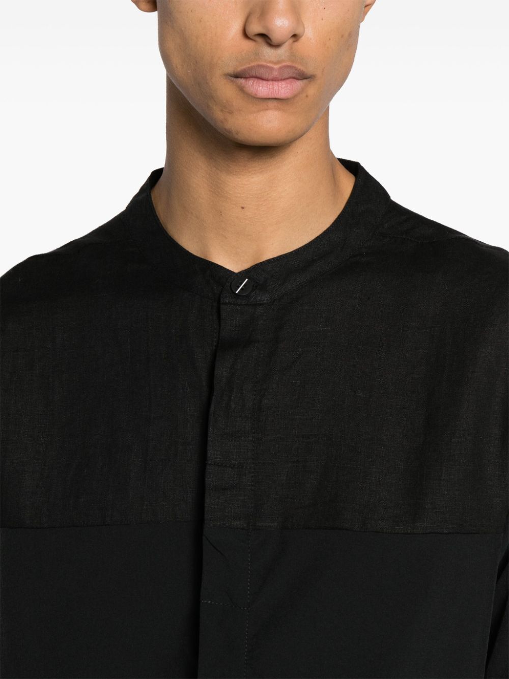 Thom Krom Overhemd met lange mouwen Zwart