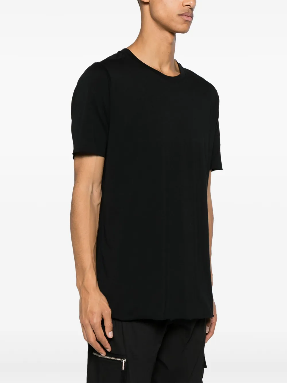 Shop Thom Krom Short-sleeve Cotton T-shirt In Black