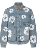 Denim Tears x Levi's wreath-print denim jacket - Blue