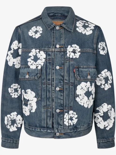 Denim Tears x Levi's veste en jean à imprimé graphique