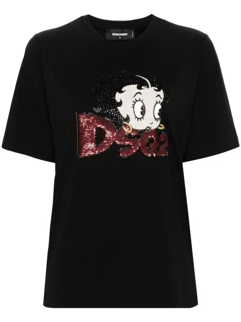 DSQUARED2 x Betty Boop cotton T-shirt Women