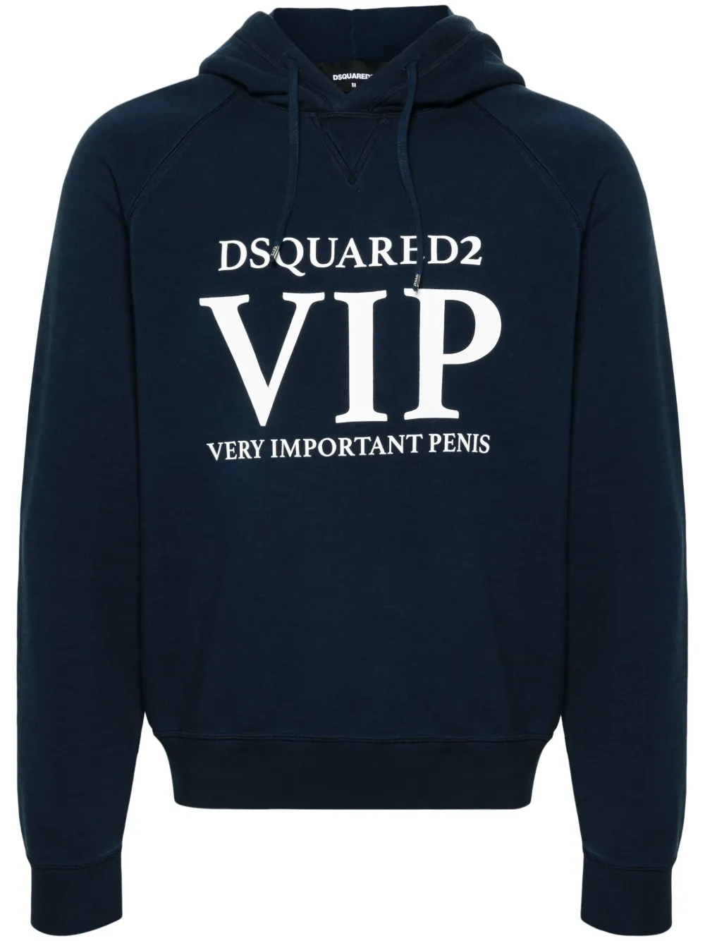 Dsquared2 Vip Cool Raglan Hoodie In Blue