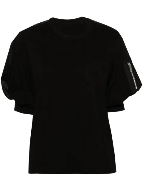 sacai playera con paneles