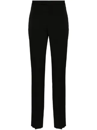 【送料&関税込】Saint Laurent Slim Fit Mid-rise Trousers Yves Saint Laurent Saint Laurent Mid-Rise Slim-Fit Pants