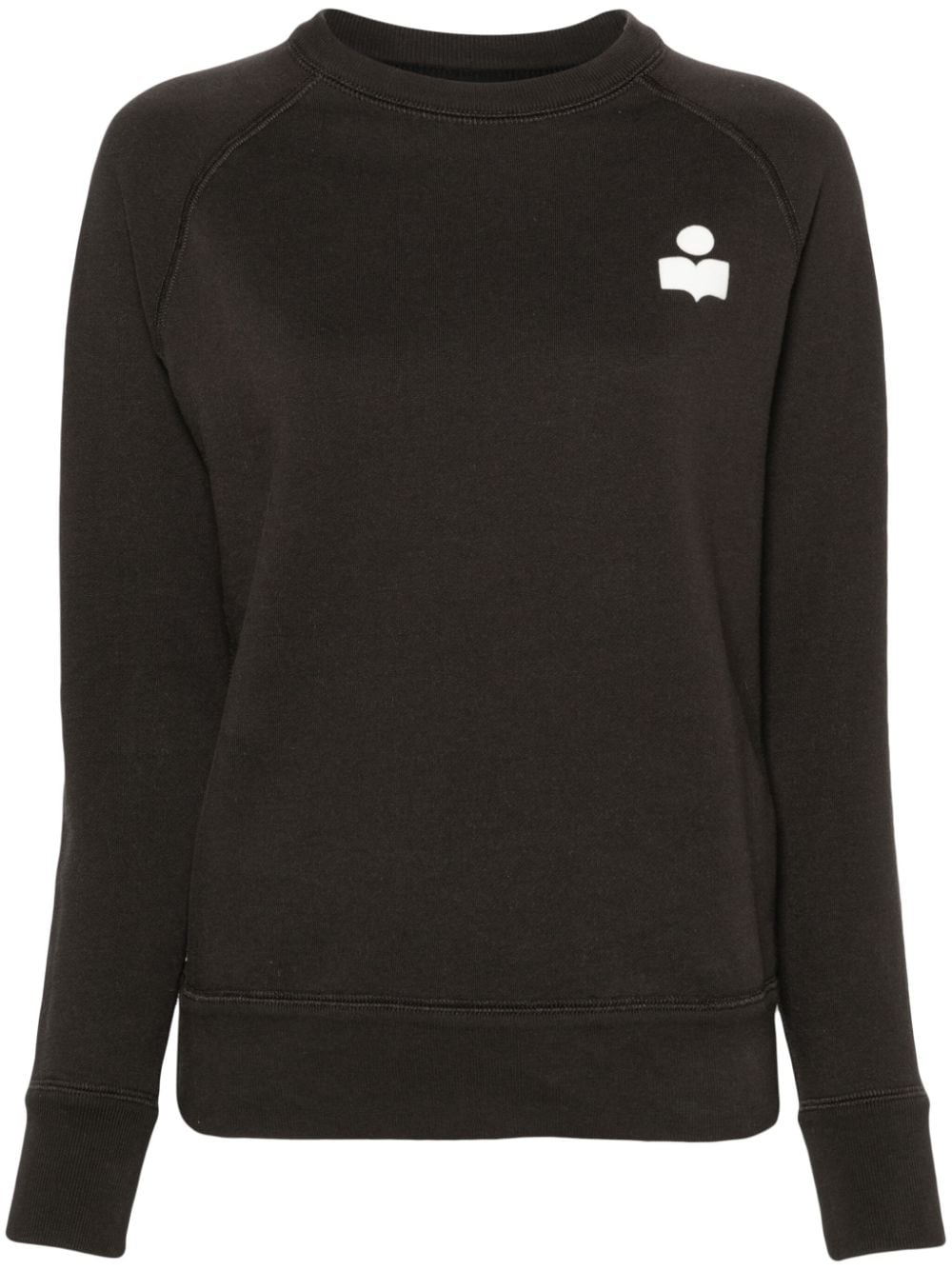 Marant Etoile Milla Logo-embroidered Sweatshirt In Grey