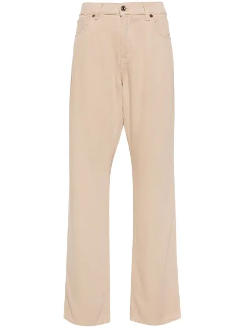 7 For All Mankind pantalones rectos Tess con tiro alto