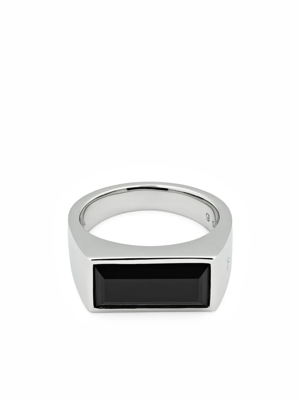 Tom Wood anillo con ónix y piedra | plateado | Image 1