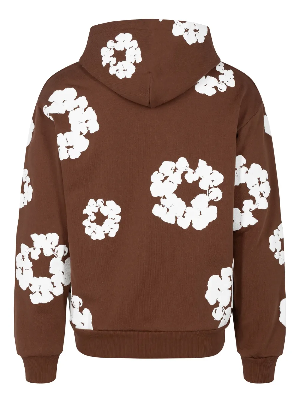 Denim Tears Hoodie met print Bruin