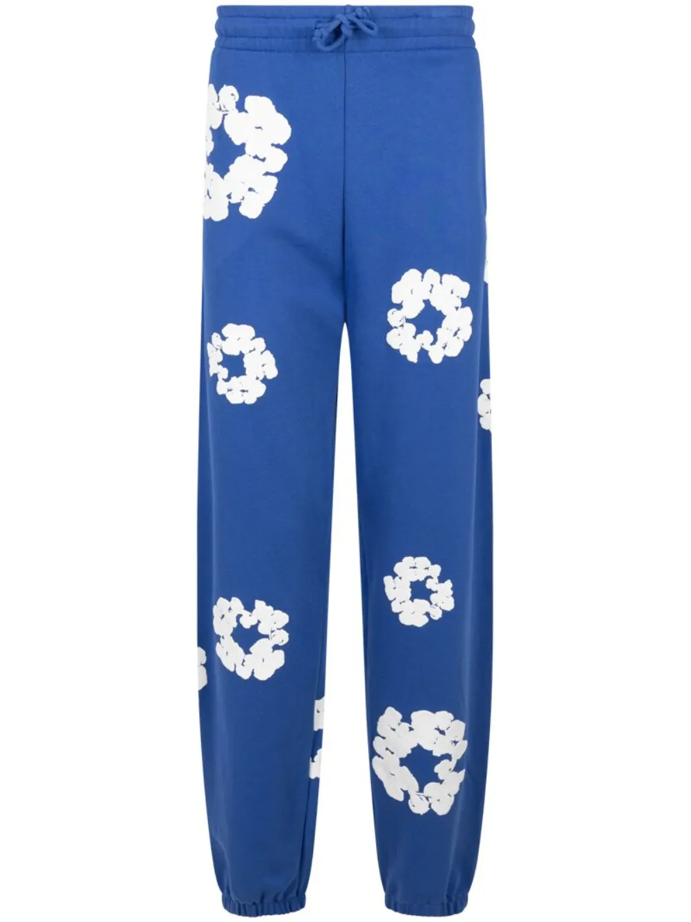 Denim Tears wreath-print track pants | Blue | Image 1