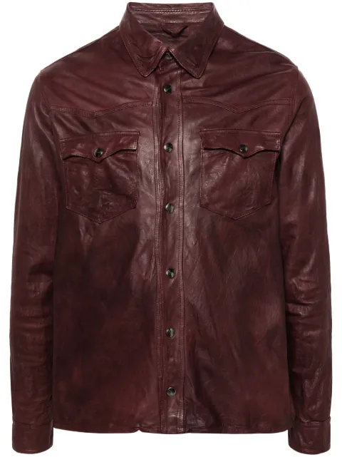 Giorgio Brato camisa con efecto arrugado