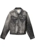 CamperLab swirl-print denim jacket - Grey