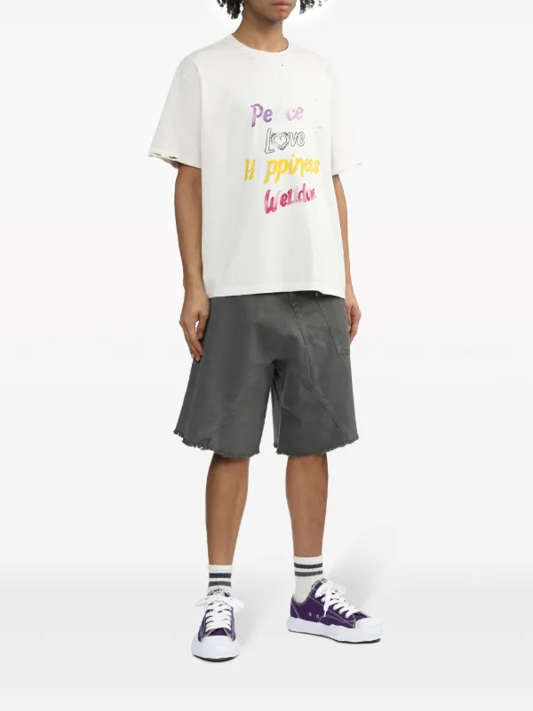 We11done Peace Tシャツ | ホワイト | FARFETCH JP