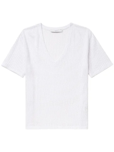 IRO Belaid perforated T-shirt