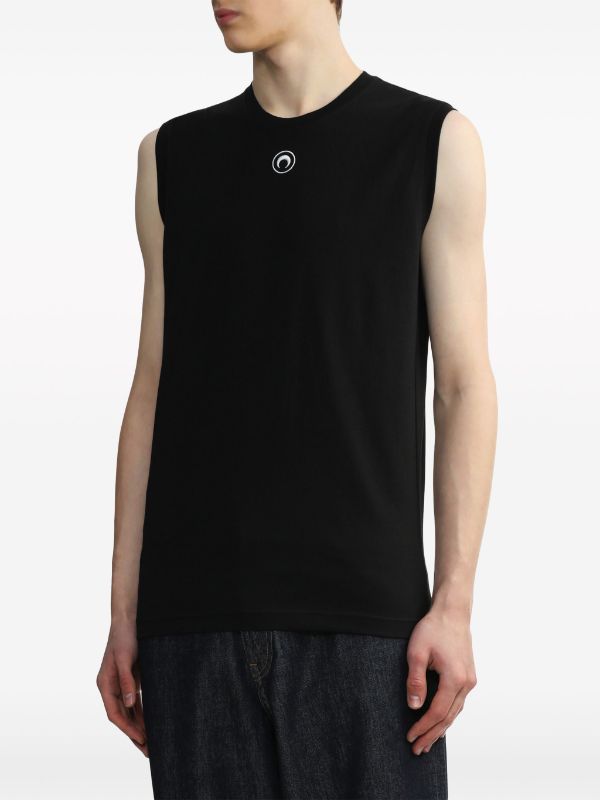 Marine Serre Crescent Moon embroidered-logo Tank Top - Farfetch