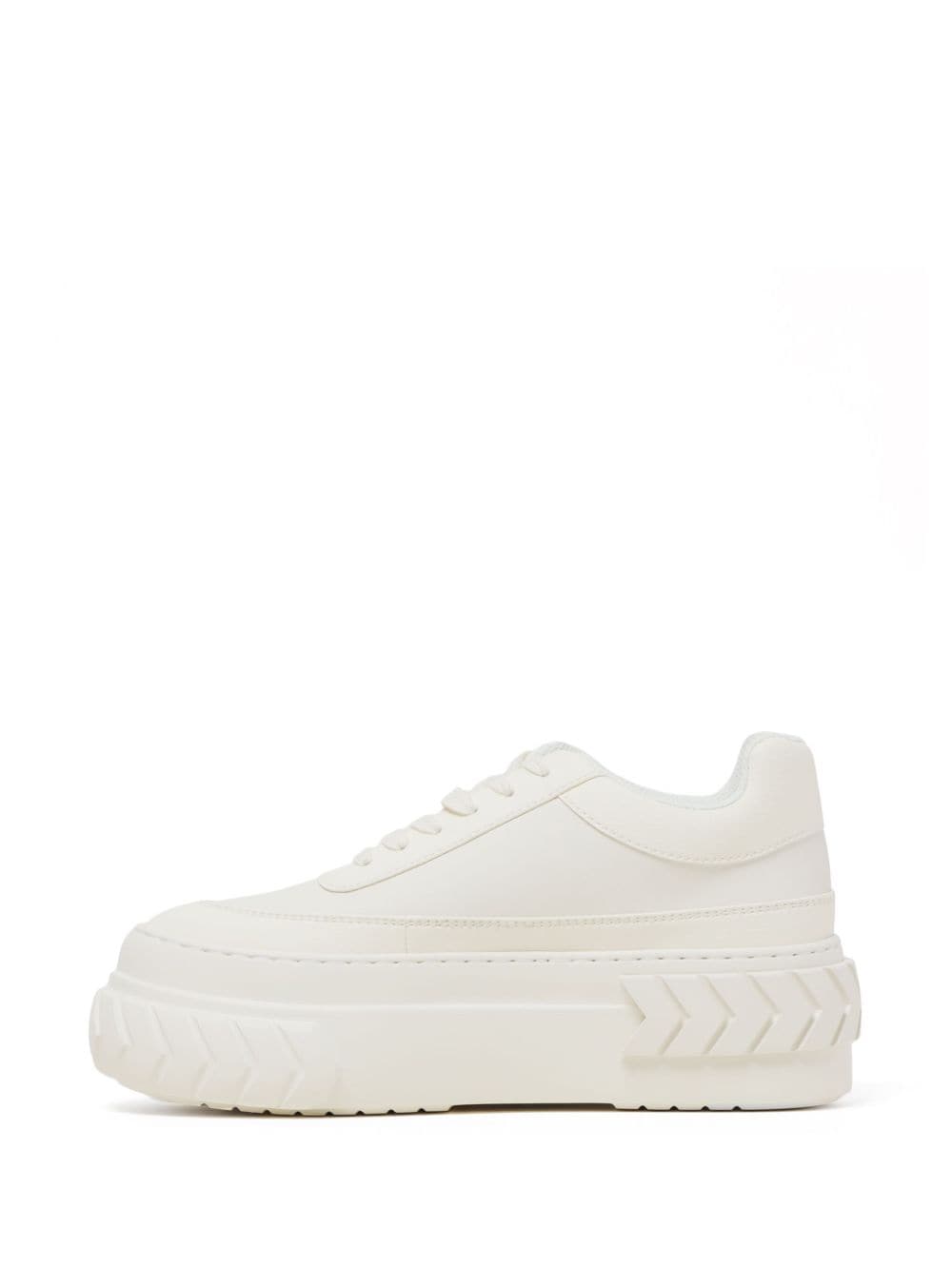 Shop Both Tyres Lace-up Sneakers In White