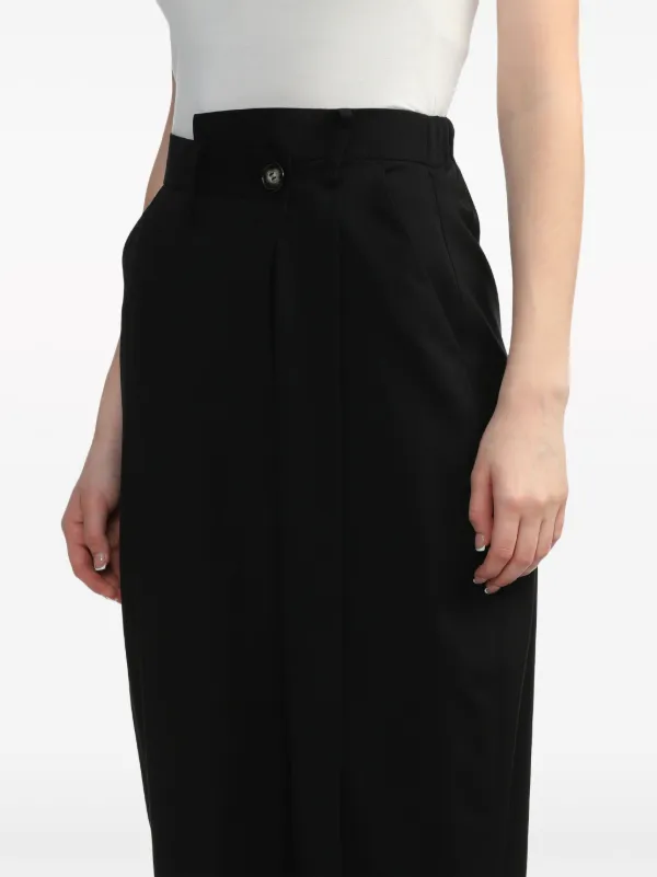 Enföld ハイウエスト ストレートパンツ | ブラック | FARFETCH JP