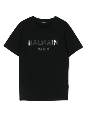 Moncler Enfant ロゴ Tシャツ | ブラック | FARFETCH JP