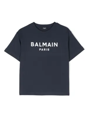 Fendi Kids ロゴ Tシャツ | ブルー | FARFETCH JP