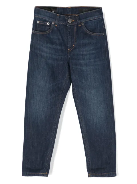 DONDUP KIDS mid-rise straight-leg jeans