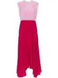 Saloni Divya silk maxi dress - Pink